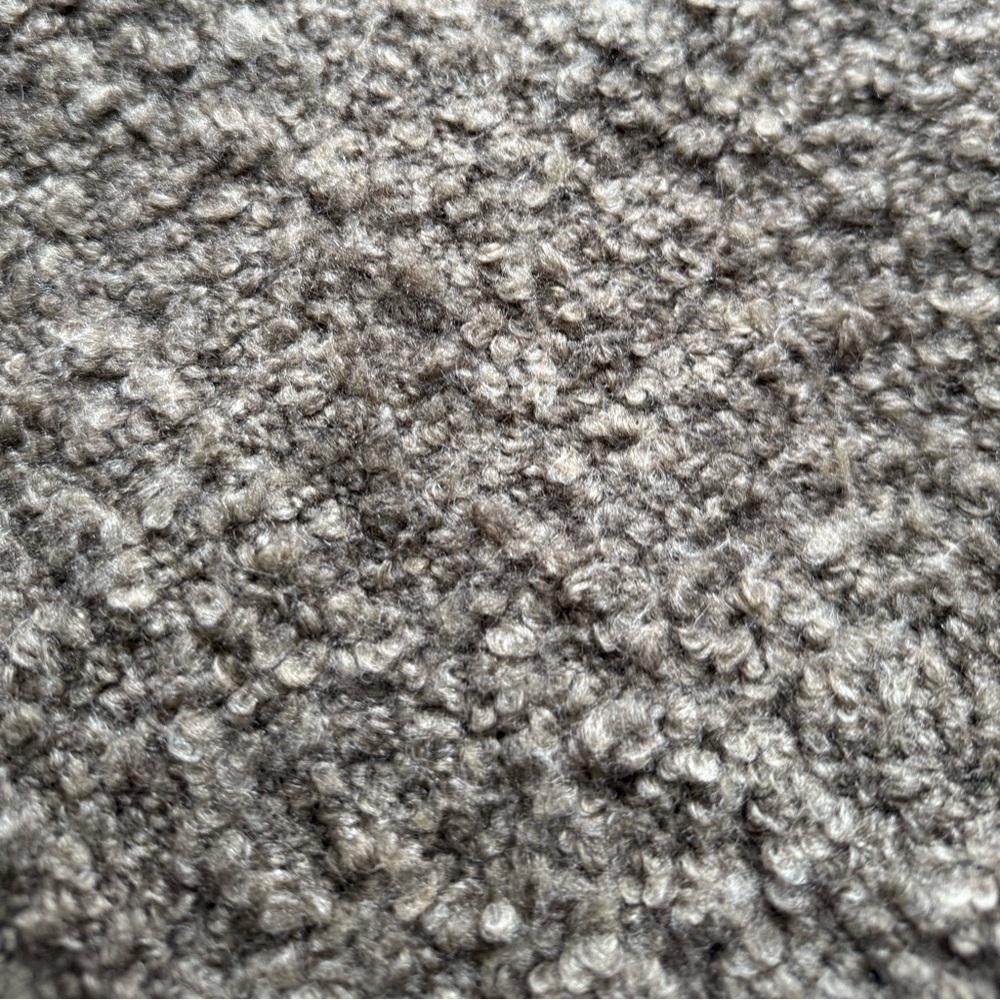 Wilfred Free Boucle Mohair/Wool Cardigan, Brown - Picture 4 of 5